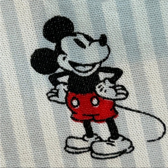 Disney Mickey Mouse Striped Button Down Shirt Mickey’s Moods - Size XL - Picture 3 of 12